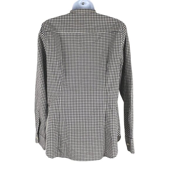 Thomas Mason‎ for J. Crew Womens Shirt Size 4 Button Front Gingham TP-2311 - Picture 6 of 9